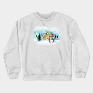 Christmas Penguin Crewneck Sweatshirt